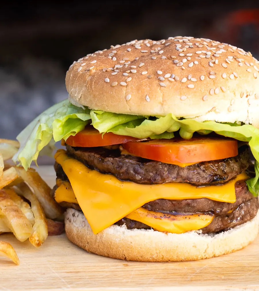 Hamburguesa doble con medallones Alido de 110 gramos